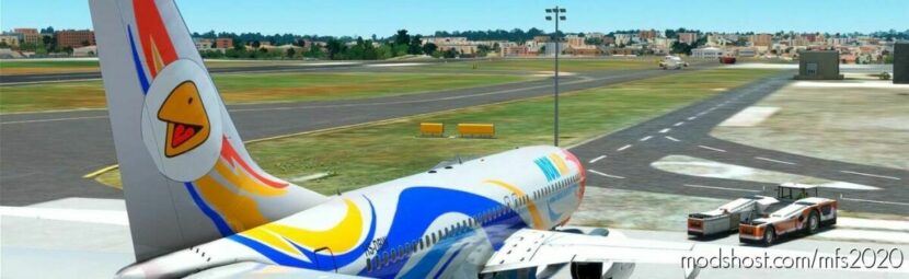 MSFS 2020 737-800 Livery Mod: NOK AIR Hs-Dbw 737-800 (Featured)