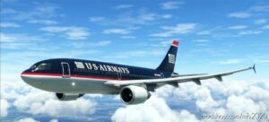 MSFS 2020 A310 Mod: Inibuilds A310 – US Airways (OLD Livery) Fictional (Image #2)