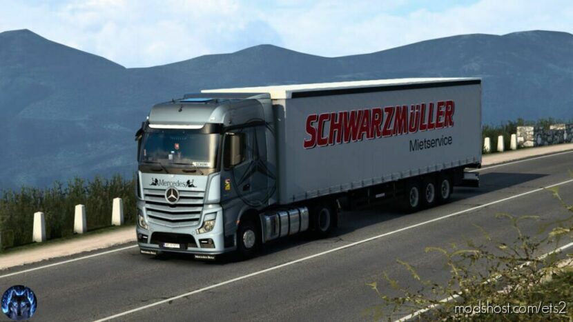 ETS2 Mercedes-Benz Truck Mod: Mercedes Actros MP4 Reworked V3.2 Schumi 1.46 (Featured)