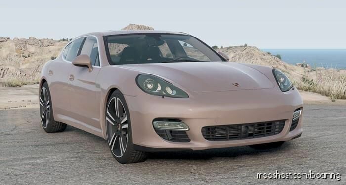 BeamNG Porsche Car Mod: Panamera Turbo (970) 2009 (Featured)