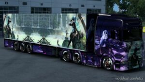 ETS2 Scania Mod: Fantasy Anime Skin (Image #2)