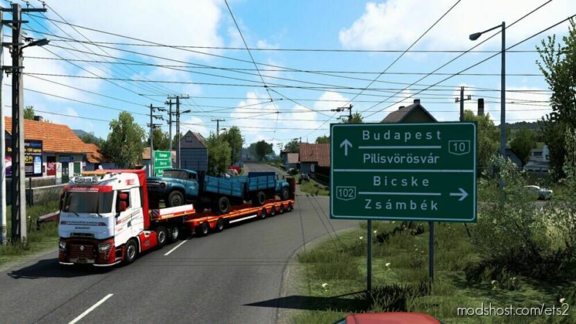 ETS2 Mod: Hungary Map NEW Textures 1.06 1.46 (Featured)