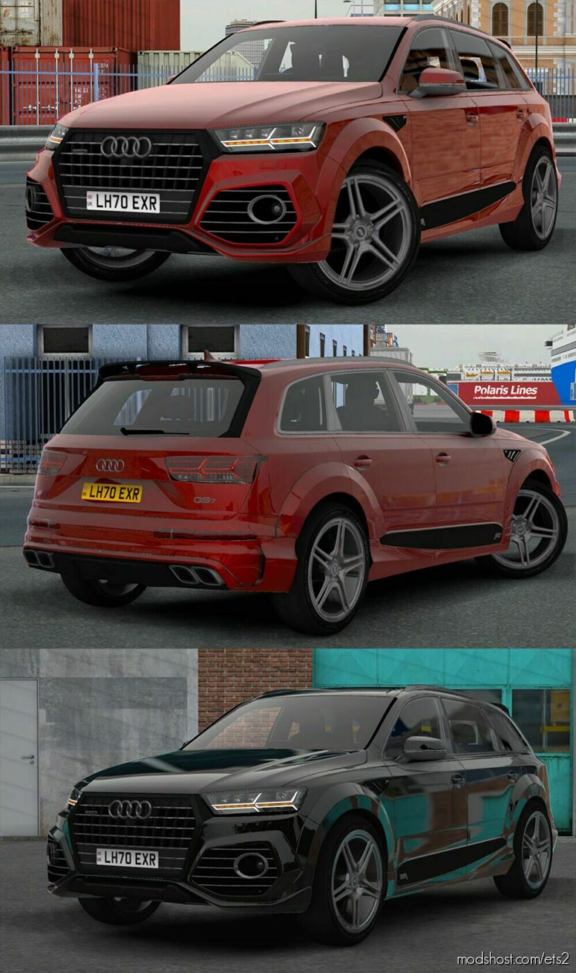 ETS2 Audi Car Mod: SQ7 4M V1.3 1.46 (Featured)