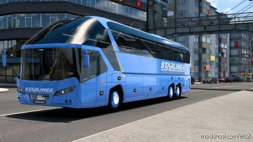 ETS2 Neoplan Bus Mod: Starliner II 1.46 (Featured)