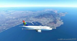 MSFS 2020 Airbus Livery Mod: A310 South African Airways (Featured)