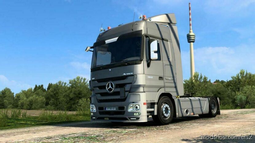 ETS2 Truck Mod: Mercedes-Benz Actros MP3 by Dotec v1.5.2 1.46 (Featured)