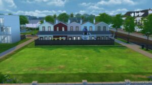 Sims 4 Mod: Colorful Townhouses (Image #3)