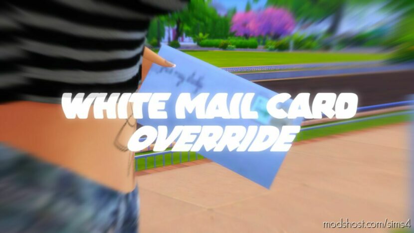 Sims 4 Mod: White Mail Card Override (Featured)