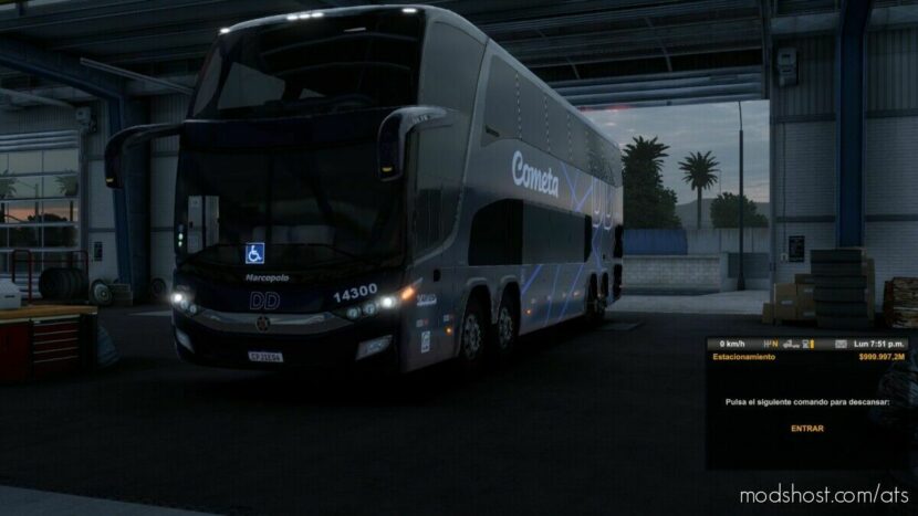 ATS Bus Mod: Marcopolo G7 1800 + Open Pipe 1.46 (Featured)