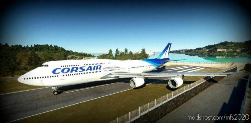 MSFS 2020 Boeing Livery Mod: Corsair International F-Hsea Boeing 747 (Featured)