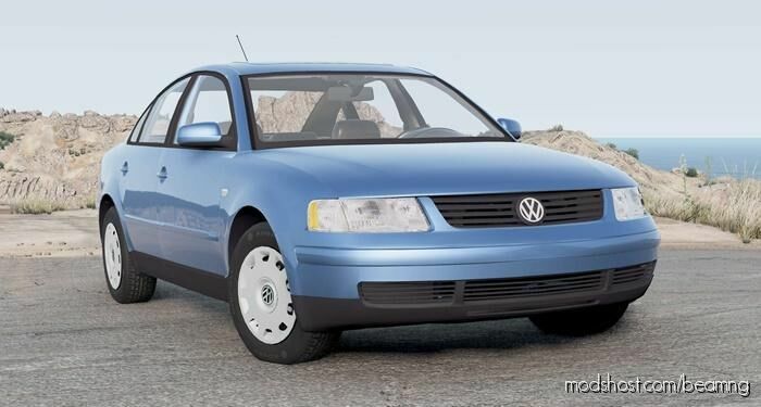 BeamNG Volkswagen Car Mod: 1997 Volkswagen Passat Sedan (B5) (Featured)