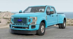 BeamNG Ford Car Mod: F-450 Super Duty Platinum Crew CAB 2020 (Featured)