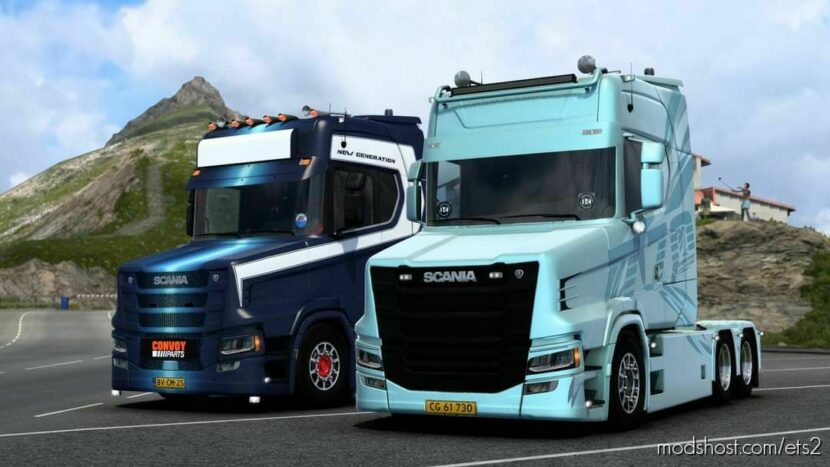 ETS2 Truck Mod: SCANIA S730T NEXTGEN V1.46 (Featured)