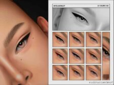 Sims 4 Eyeliner Makeup Mod: N137 (Featured)