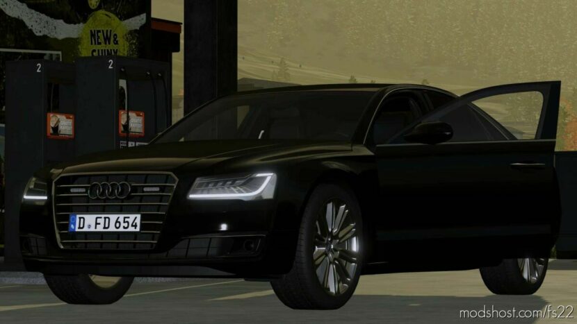 FS22 Audi Car Mod: A8 2015 (Featured)