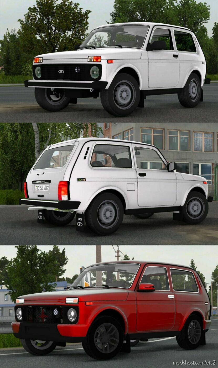 ETS2 Car Mod: Lada Niva 2121 V5.4 1.46 (Featured)