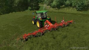 FS22 Kuhn Tedder Mod: GF 8702 (Featured)