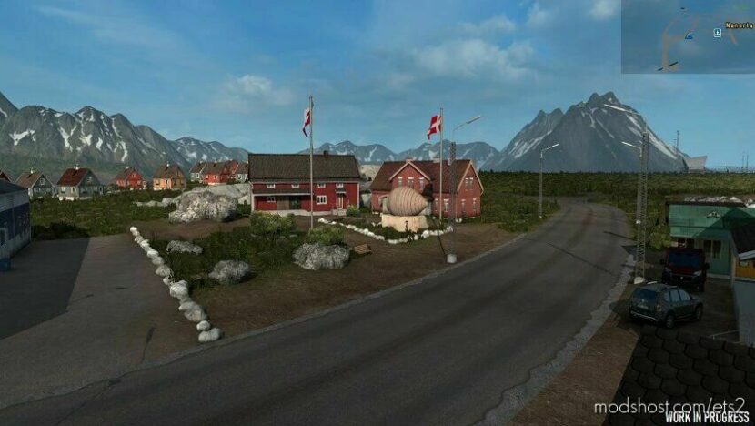 ETS2 Map Mod: PROJECT GREENLAND - PROMODS ADDON V1.46 (Featured)