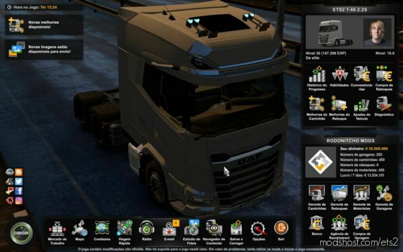 ETS2 Save Mod: Profile 1.46.2.2S (Featured)