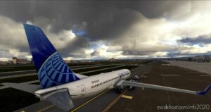 MSFS 2020 737-800 Livery Mod: United 737-800 Scimitar Winglets (N24202) (Image #2)