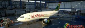 MSFS 2020 Senegal Livery Mod: INI Simulations A310 AIR Senegal 6V-Erb (Image #2)