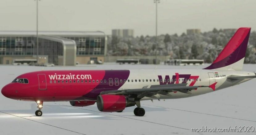 MSFS 2020 A320 Livery Mod: Fenix A320 – Wizz AIR Ha-Lpn 8K (Featured)