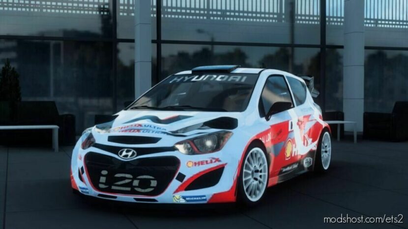 ETS2 Hyundai Car Mod: I20 WRC V1R120 1.46 (Featured)