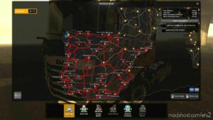 ETS2 Map Mod: Undiscovered ETS2 Roads v1.46 (Image #2)