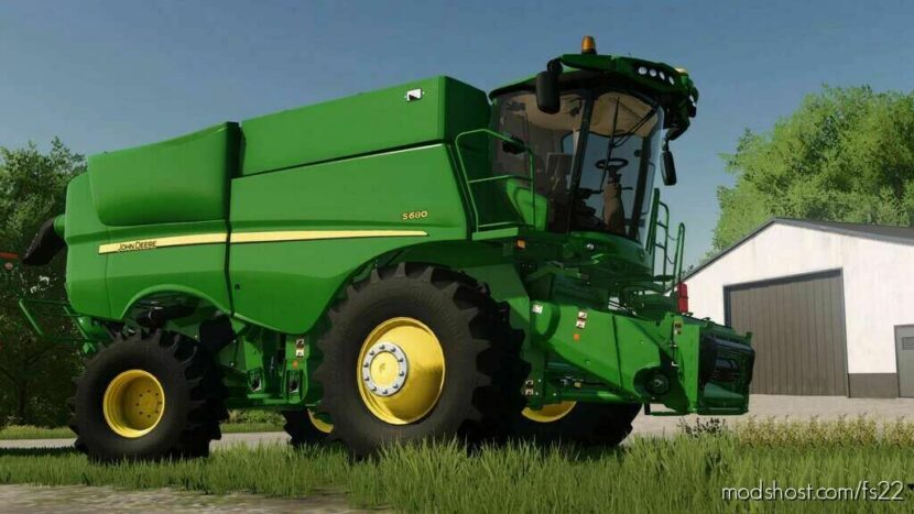 FS22 John Deere Combine Mod: S600 Series V1.0.0.2 (Featured)