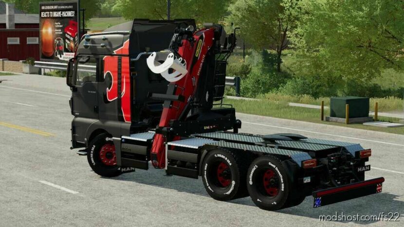 FS22 MAN Mod: TGX Forest Semi-Truck V2.0.0.1 (Featured)