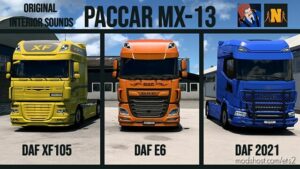 ETS2 Sound Mod: Paccar MX 13 for DAF Trucks v2.5 1.46 (Image #2)