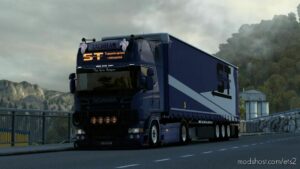 ETS2 RJL Mod: Snowwy Transport Grim Reaper Skin (Image #2)