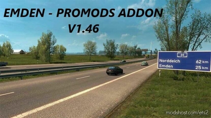 ETS2 Map Mod: Emden - Promods Addon v1.46 (Featured)