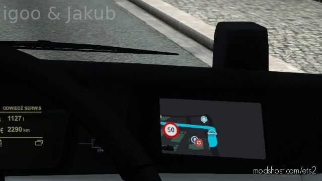 ETS2 Navigation Mod: Waze Navigation Mod – Dark Edition (Featured)