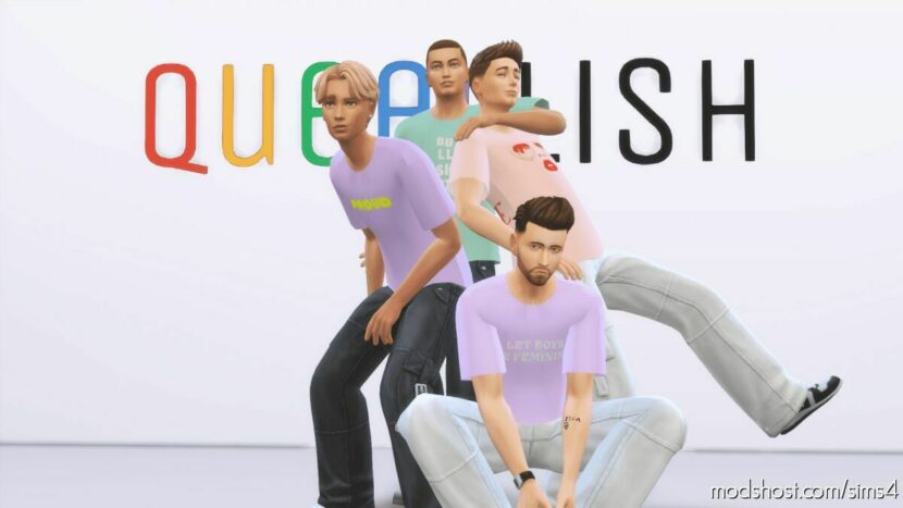 Sims 4 Female Clothes Mod: Queerlish Clothing Pack (Featured)