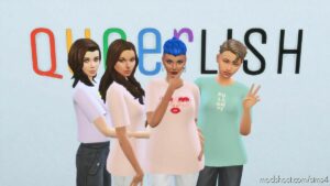 Sims 4 Female Clothes Mod: Queerlish Clothing Pack (Image #3)