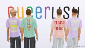 Sims 4 Female Clothes Mod: Queerlish Clothing Pack (Image #7)