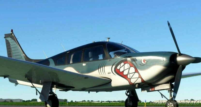 MSFS 2020 PA-28R Livery Mod: Piper PA-28 Turbo III Pt-Dpt (Featured)