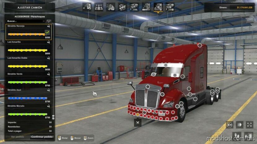 ATS Part Mod: Running Lights v1.0 1.46 (Featured)