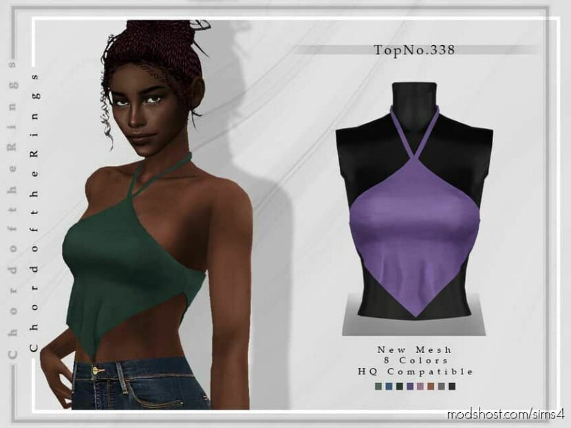 Sims 4 Female Clothes Mod: TOP NO.338 (Featured)