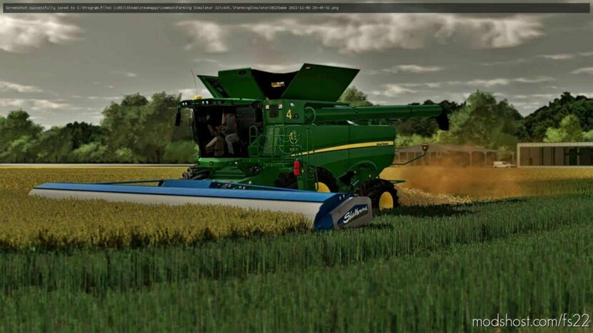 FS22 John Deere Combine Mod: S700 Series Edited (Featured)