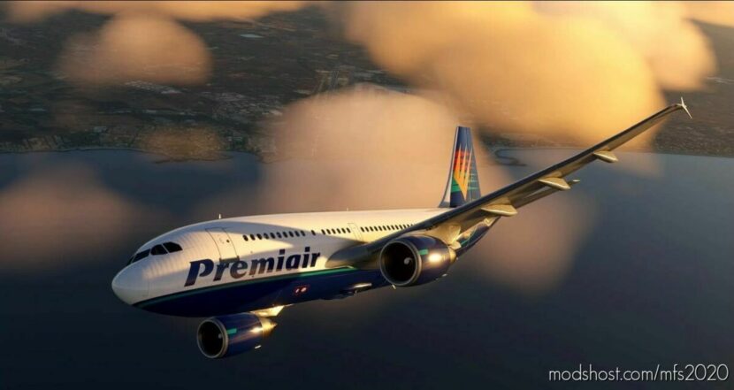 MSFS 2020 A310 Livery Mod: Premiair A310 Oy-Cnk Circa 2000 V1.1 (Featured)