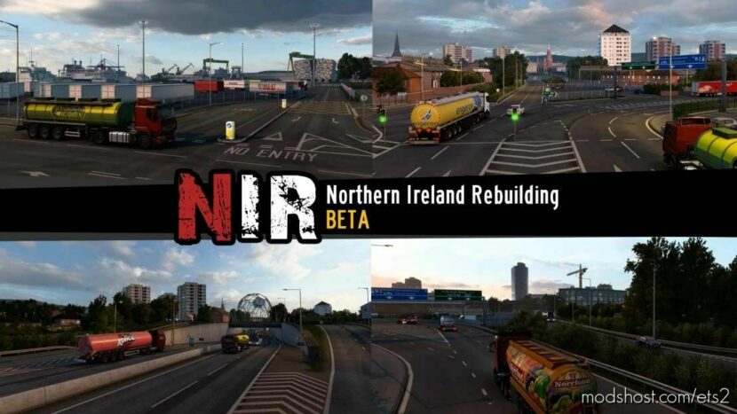 ETS2 Map Mod: Northern Ireland Rebuilding for Promods v0.20 1.46 (Featured)