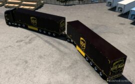 ETS2 Mod: Skin SCS Trailers UPS 1.40 - 1.46 (Image #3)