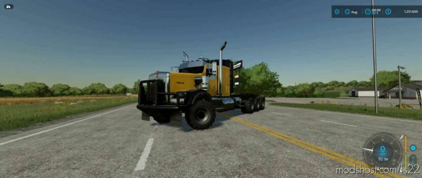 FS22 Kenworth Mod: T800 Winch Truck (Featured)