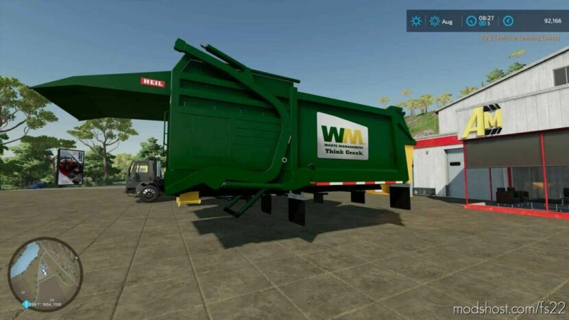 FS22 Trailer Mod: AJ Deere T680 Gerbage Beds (Featured)