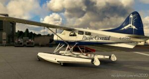 MSFS 2020 Livery Mod: Pacific Coastal DHC-2 Beaver. (Image #2)