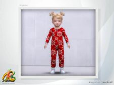 Sims 4 Kid Clothes Mod: Toddler Girl Christmas Collection 226 – Retexture (Image #2)