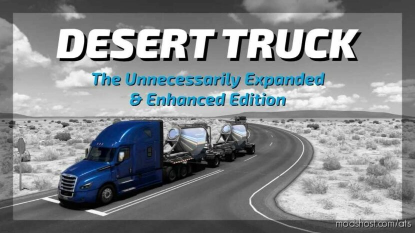 ATS Mod: Desert Truck Map 1.46 (Featured)