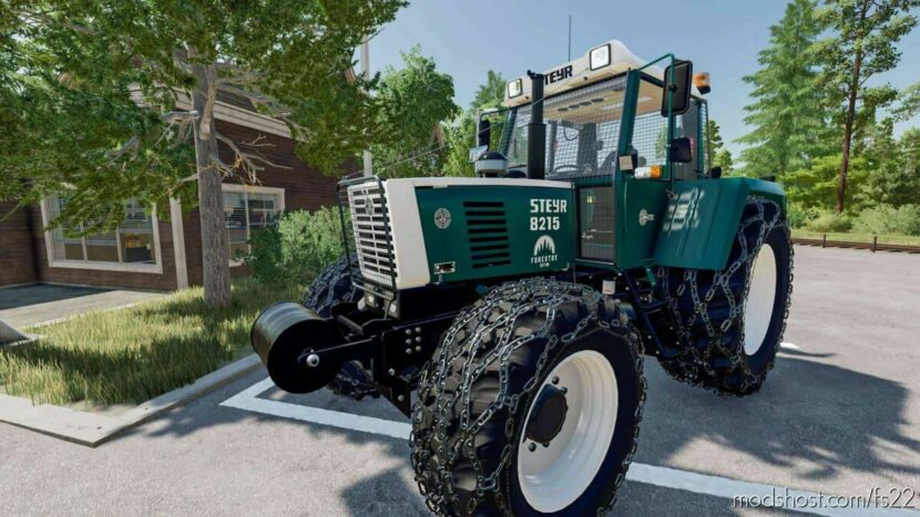 FS22 Steyr Mod: 8165 Forestry Edition V1.1 (Featured)